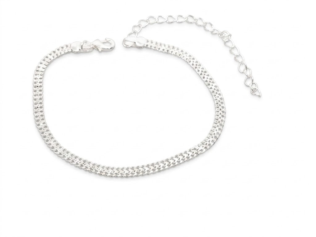 Pulseira Malha Fita Tubular Maleável