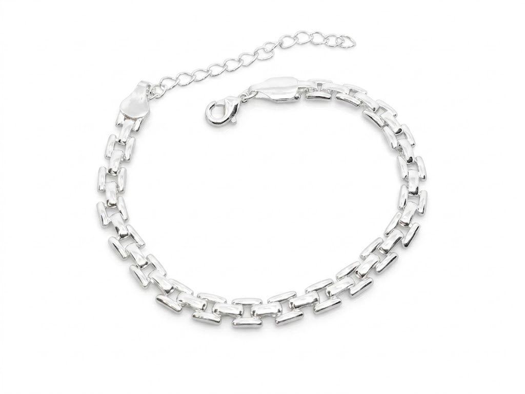 Pulseira Elos Articulados Geométricos