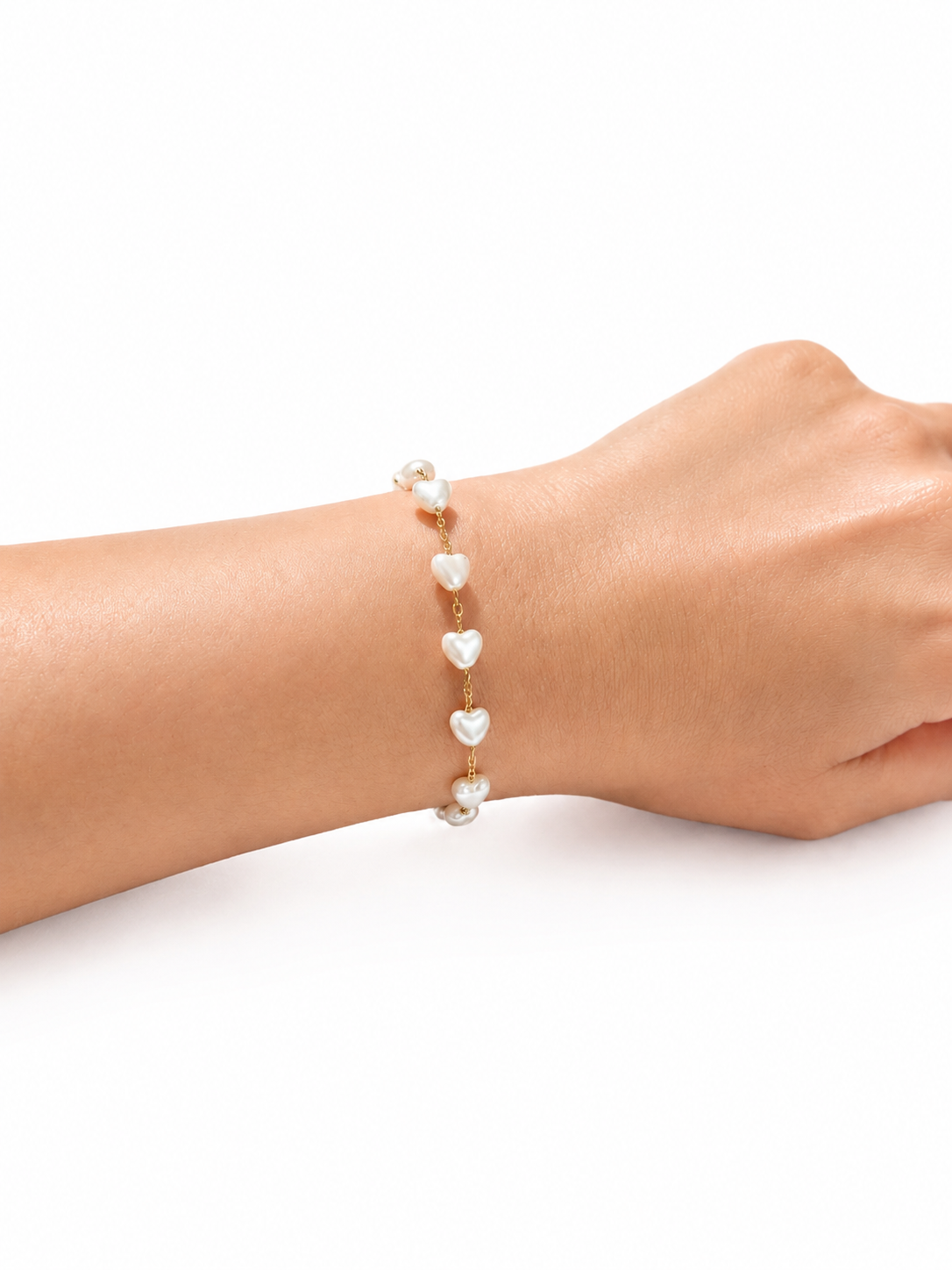 Pulseira de Pérolas Barrocas Naturais com Entremeios