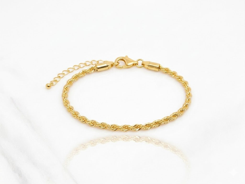 Pulseira Cordão Baiano Médio Torcido