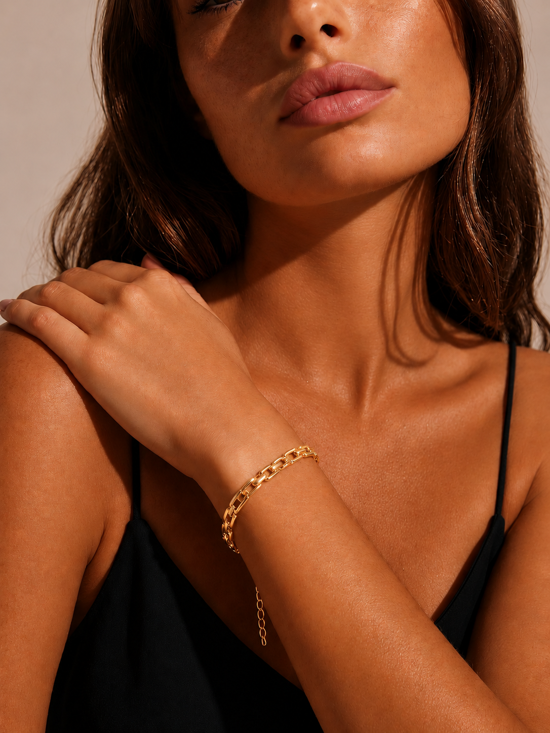 Pulseira Elos Articulados Geométricos