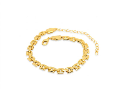 Pulseira Elos Articulados Geométricos