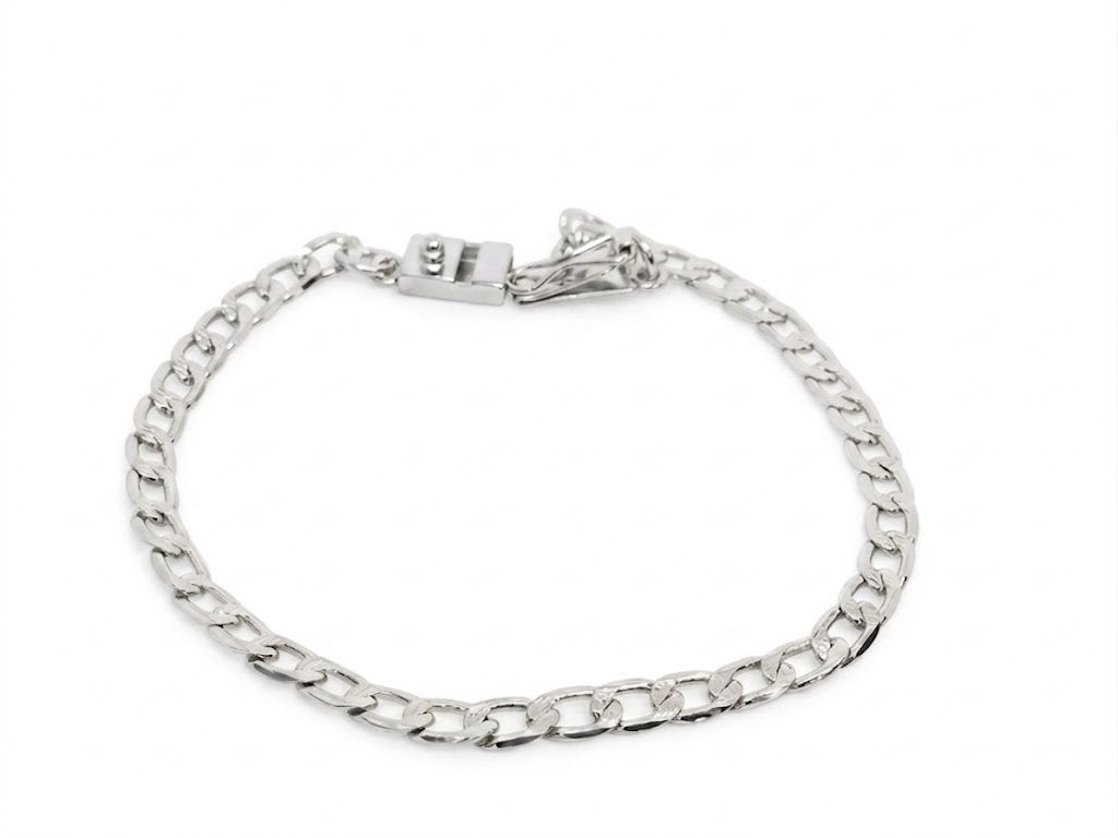 Pulseira Elos Groumet Chanfrados Médios