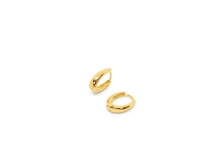 Brinco Argola Click Gota Bojuda Lisa