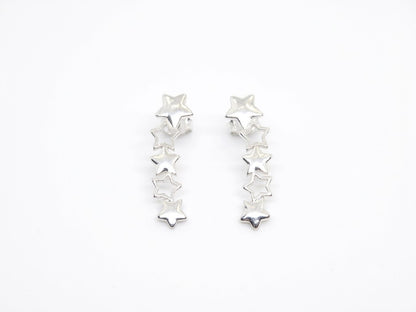 Brinco Ear Cuff Constelação de Estrelas Anatômico