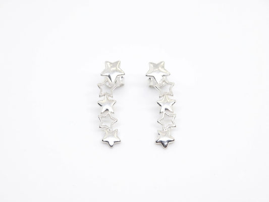 Brinco Ear Cuff Constelação de Estrelas Anatômico