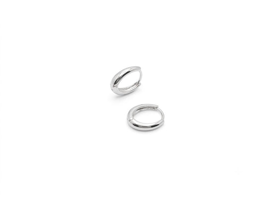 Brinco Argola Click Gota Bojuda Lisa