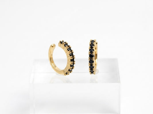 Piercing Fake de Pressão Cravejado com Zircônias