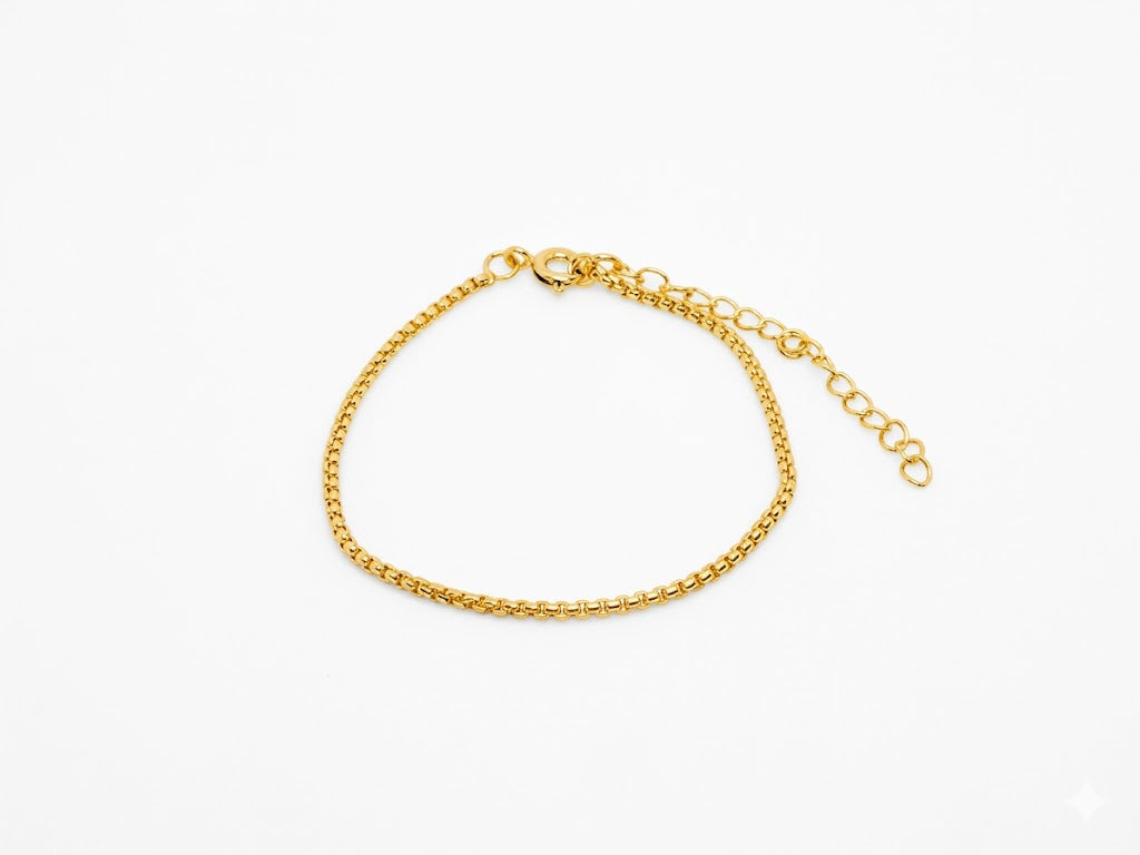 Pulseira Malha Pipoca Tubular Flexível