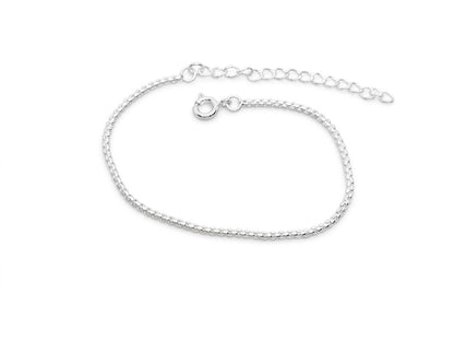 Pulseira Malha Pipoca Tubular Flexível