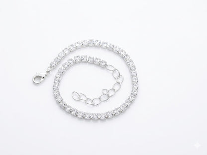 Pulseira Riviera Clássica Cravejada com Zircônias