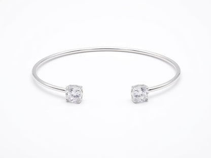 Bracelete Fino Aberto com Pontos de Luz