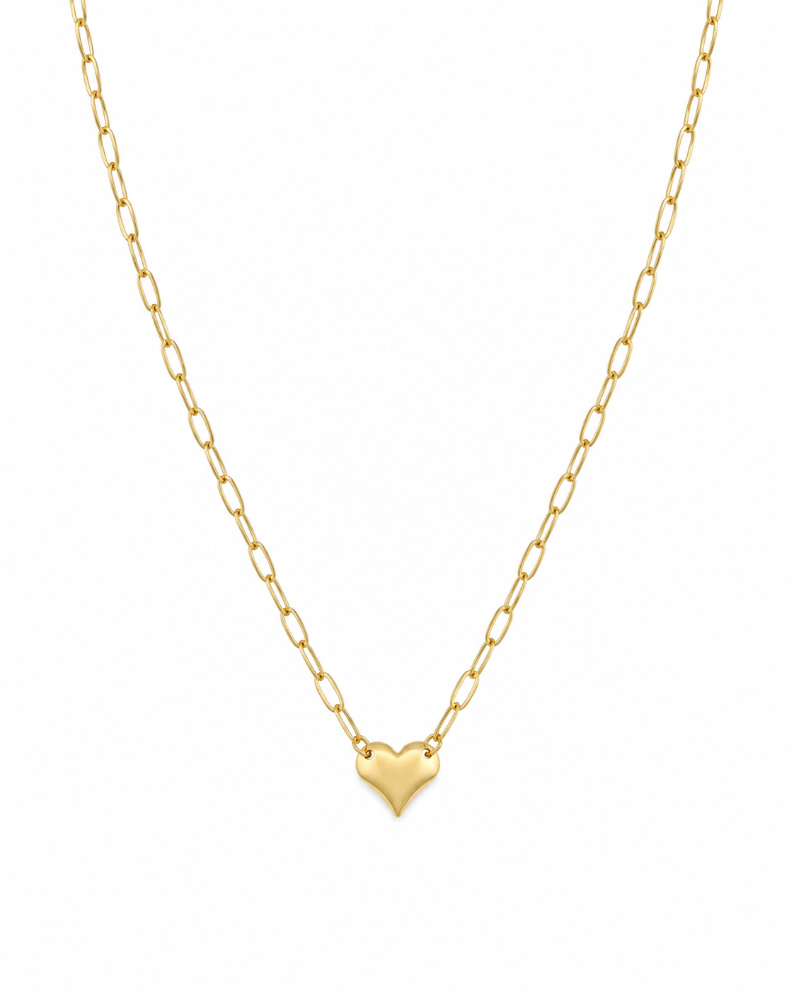 Colar Choker Elos Cartier com Pingente Coração Abaulado